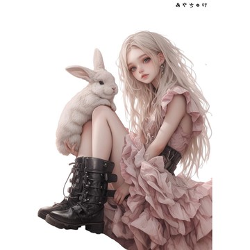 【3 月新品 2】07-095-0122 人物貼紙 動物與甜美蕾絲