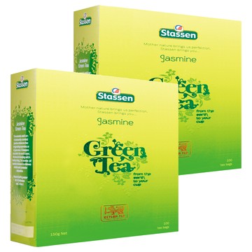 Stassen 司迪生 茉莉綠茶  1.5g  100包  2盒