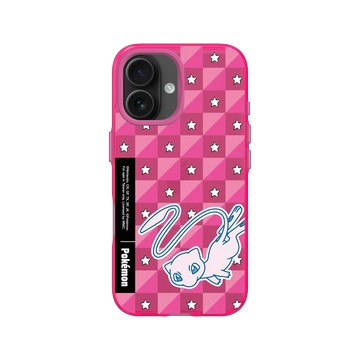 iPhone 16 Clear 粉漾桃 - 寶可夢 Pokemon - 多彩系列-夢幻格紋