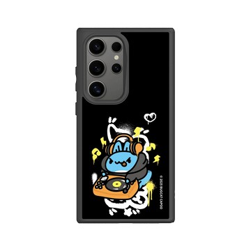 Galaxy S24 Ultra SolidSuit 黑 - 貓貓蟲咖波 Bugcat Capoo - DJ 咖波