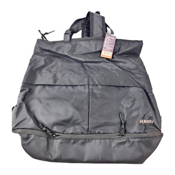 亨睿 簡約多用包 檀木黑  44 x 41 x 16cm