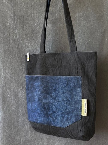 臨時下單區 | 冬岩黑 X 潑墨深海藍 | 大口袋 A4托特 | 13吋 15吋