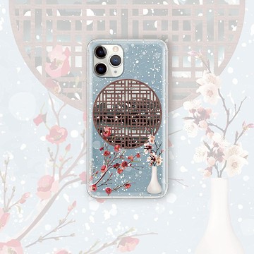 倚窗花雪 中式花窗系列 支援各品牌手機殼CSAN02