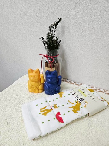 幸福買取??夏季限定 柴犬吃西瓜 輕薄純棉紗布毛巾 吸水性佳