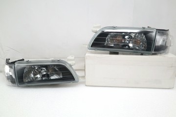 大禾自動車 日規 黑框玻璃大燈 + 黑框角燈 適用 TOYOTA COROLLA AE100 AE101 93-97