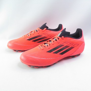 ADIDAS IF1329 F50 LEAGUE 2G/3G AG 男女足球鞋 釘鞋 漩渦螢光紅【iSport愛運動】