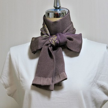 和服改造 | 帯揚げ製成的圍巾