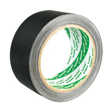 北極熊大管芯布膠帶/CLT4815B/黑/48mmx15Y