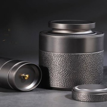 茶葉罐鐵罐空罐密封儲存罐茶盒金屬罐子白茶馬口鐵茶葉存茶罐茶罐