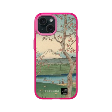 iPhone 15 Clear 粉漾桃 - Van Gogh Museum - 富士山三十六景 - 武蔵越かや在
