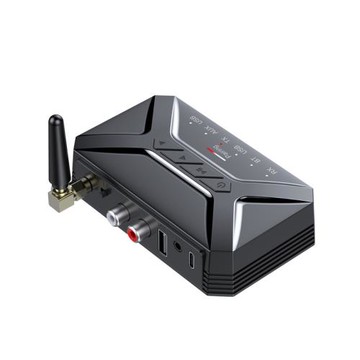 5.0藍牙接收器發射器二合一 3.5mm轉無線RCA音頻適配器 U盤播放器