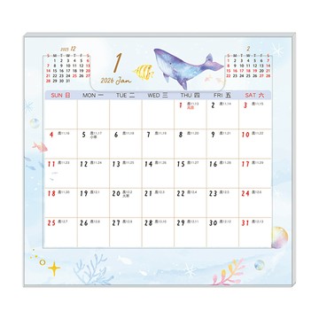 40K 2026年超值KPET桌曆