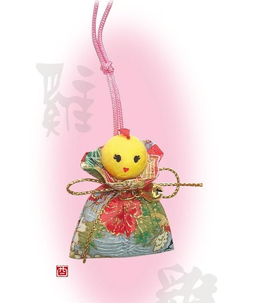 紙藝 十二生肖福袋 日本和紙 DIY材料包 雞 J-5 010