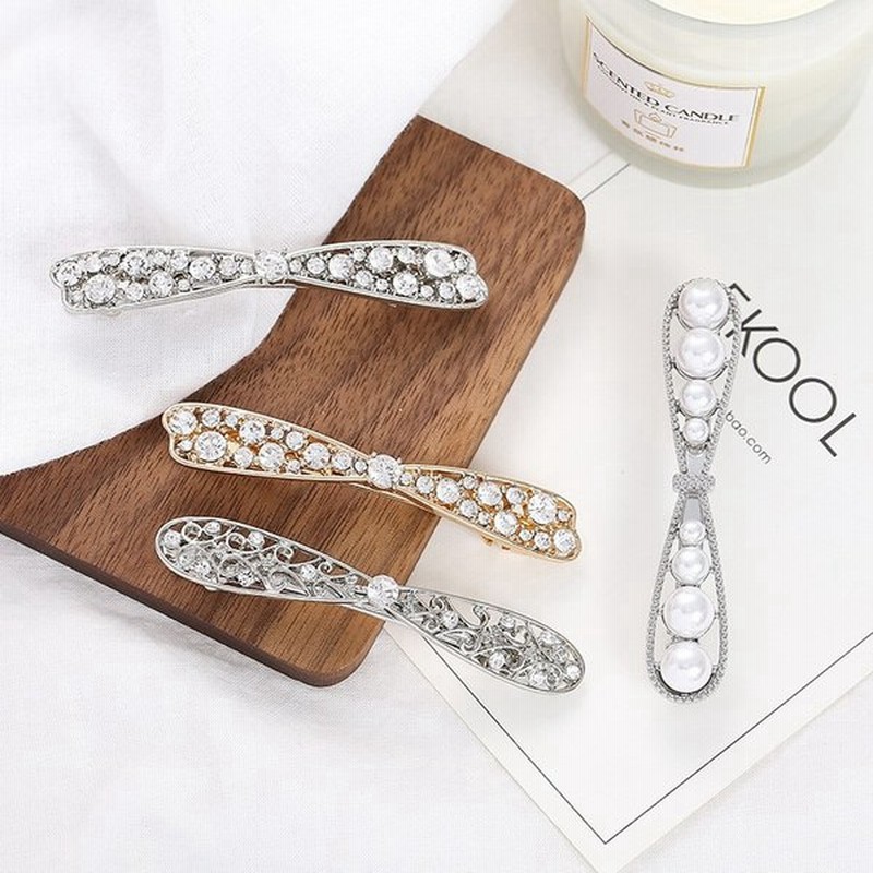 パール バレッタ ダイヤ ヘアアクセサリー 手作り 結婚 式 キラキラ パール ラインストーン付きヘアクリップ かわいいヘアアクセサリー オシャレデザイン 通販 Lineポイント最大0 5 Get Lineショッピング