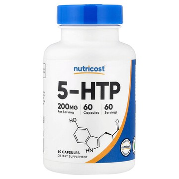 Nutricost, 5-HTP，200 毫克，60 粒膠囊