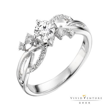 亞帝芬奇 GIA 30分 DSI2 八心八箭 鑽戒 甜心 18K金台