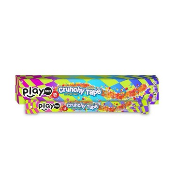 【泰國 Playmore】酥脆糖粒25公分彩虹條狀軟糖 18g