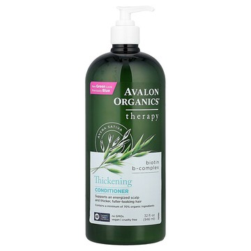 Avalon Organics, 豐盈護髮素，生物維生素 B 族維生素複合物，32 液量盎司（946 毫升）