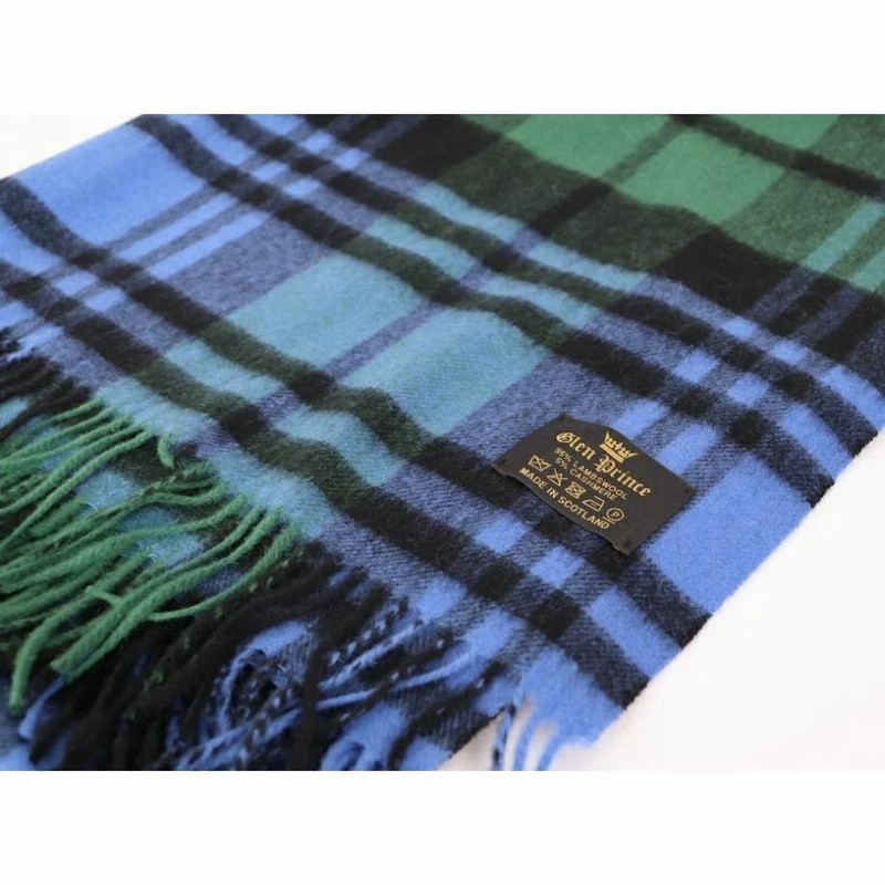 Glen Prince グレンプリンス ラムズウール カシミア ストール Glen Prince グレンプリンス ラムズウール カシミア ストール