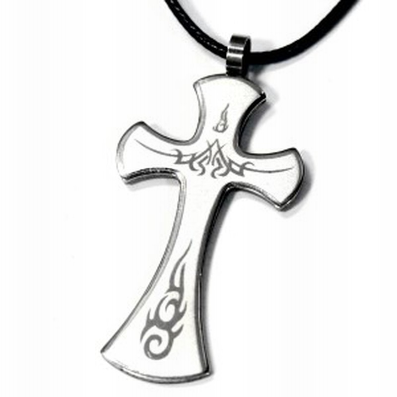 クロス 十字架 トライバル 艶消し マットシルバーカラー メンズ チョーカー ペンダント ネックレス 通販 Lineポイント最大1 0 Get Lineショッピング
