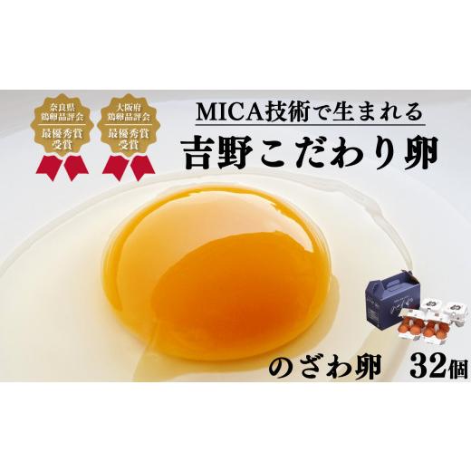 ふるさと納税 奈良県 吉野町 吉野こだわり卵　のざわ卵 32個入り (4コ入×4）×2箱