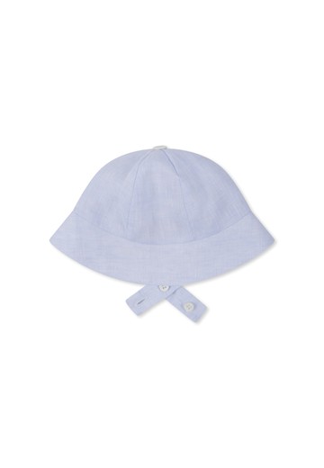 La stupenderia Light Blue Hat For Baby Boy