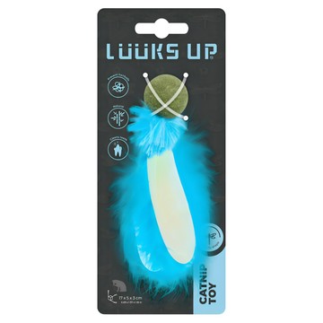 LUUKS UP 繽紛小翅膀貓玩具 藍蜻蜓  藍色  1個