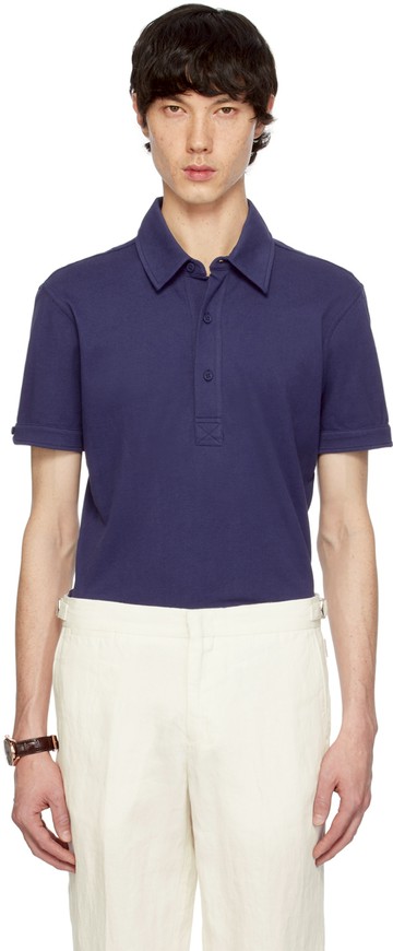 Orlebar Brown 蓝色 Sebastian Polo 衫
