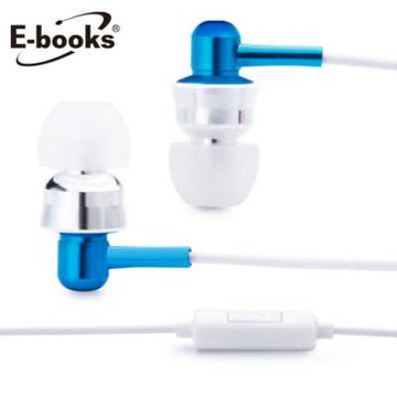 【文具通】E-books S16 智慧手機接聽鍵鋁製耳道式耳機 E-EPA072【APP滿額下單10%點數(單一帳號最高1000點)】4/30止