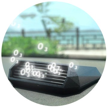 BONum 車用太陽能自動開關臭氧消毒空氣清淨機