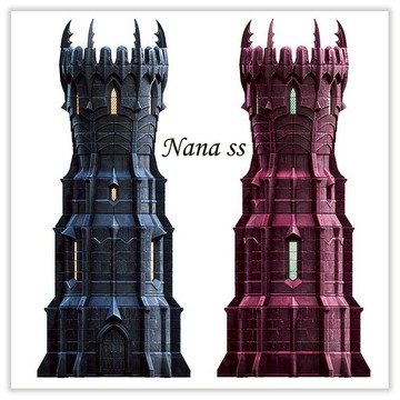 魔法城堡1號貼紙 (nanass)