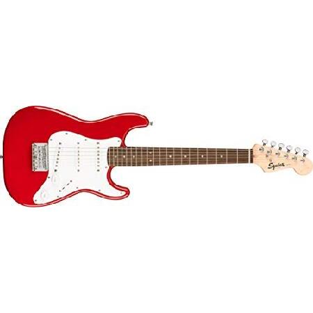 Squier エレキギター Mini Stratocaster(R), Laurel Fingerboard, Dakota Red ソフトケース付き