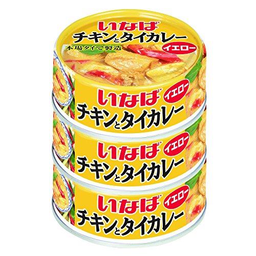 いなば チキンとタイカレーイエロー 3缶P