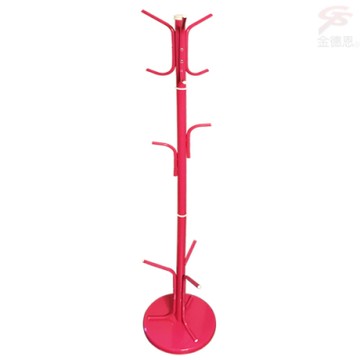 多掛式彎管造型旋轉衣帽架28x167cm/多色可選