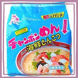 イトメン 海鮮とんこつチャンポン90G 5食パック×6個