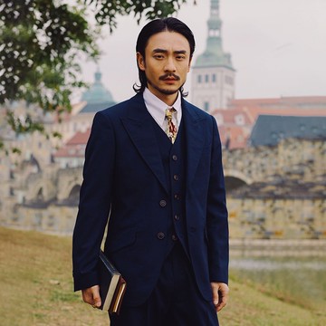 SOARIN英倫復古紋理西裝外套(252TXZ108)