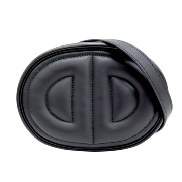 【二手名牌BRAND OFF】HERMES 愛馬仕 黑色 Swift牛革 In The Loop 腰包 胸包 Y刻 銀扣