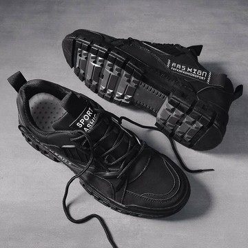 {保固一年}工裝勞保男鞋鞋子男款秋季透氣潮流防水防滑男士工地登山運動潮鞋