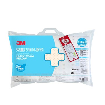 3M 天然乳膠 防螨枕 兒童枕 【適用6-11歲學童】 /個 LF-200-K2