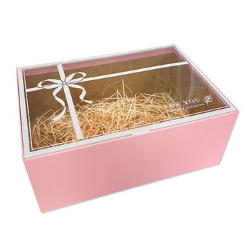 簡約櫥窗 禮物盒(特大)-粉