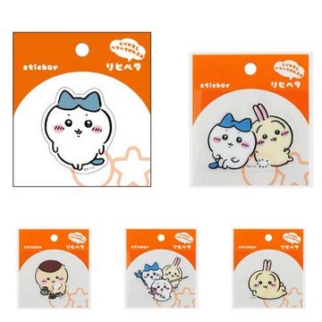 小禮堂 Chiikawa 吉伊卡哇 造型塑膠貼紙 (全身款) 吉伊 小八 烏薩奇 栗子