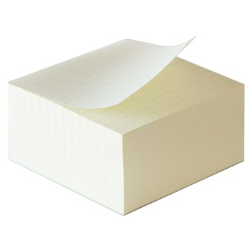 日本MIDORI MD便條紙磚 辦公學習記事好幫手 簡約風格 方便攜帶  橫線 白色  1個