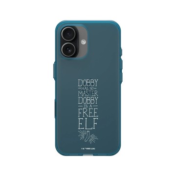 iPhone 17 Clear (相機按鈕) 夜幕藍 - 哈利波特 Harry Potter - 多比是自由的小精靈