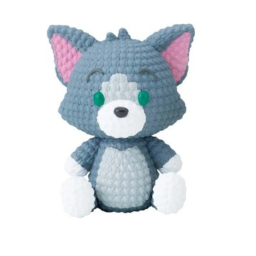 【超萌行銷】BANPRESTO 湯姆貓與傑利鼠 AMICOT編織公仔 - 湯姆