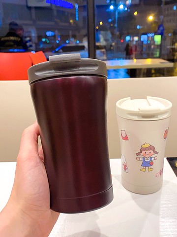 咖啡保溫杯歐式小奢華隨手杯不銹鋼便攜隨行杯子小精致網紅咖啡杯