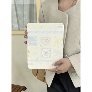 智能休眠 平板保護套 帶筆槽 適用於 iPad 10 9 8 7 6 pro Air3 Air4 Air5 mini6
