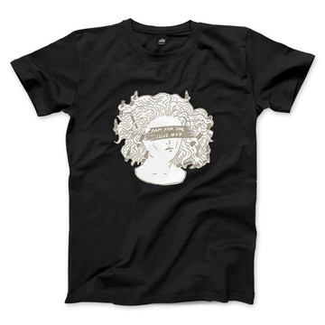 鉛筆杜莎 - 灰 - 黑 - 中性版T恤