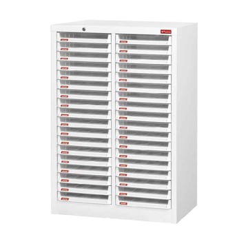 樹德SHUTER加鎖型雙排落地文件資料櫃A4X-236PK