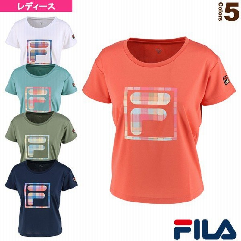 フィラ テニス バドミントンウェア レディース グラフィックtシャツ レディース Vl1963 通販 Lineポイント最大0 5 Get Lineショッピング