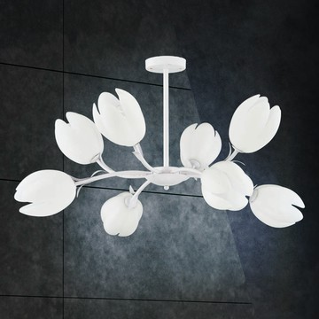 花瓣造型半吸頂燈 F85-09-K2331